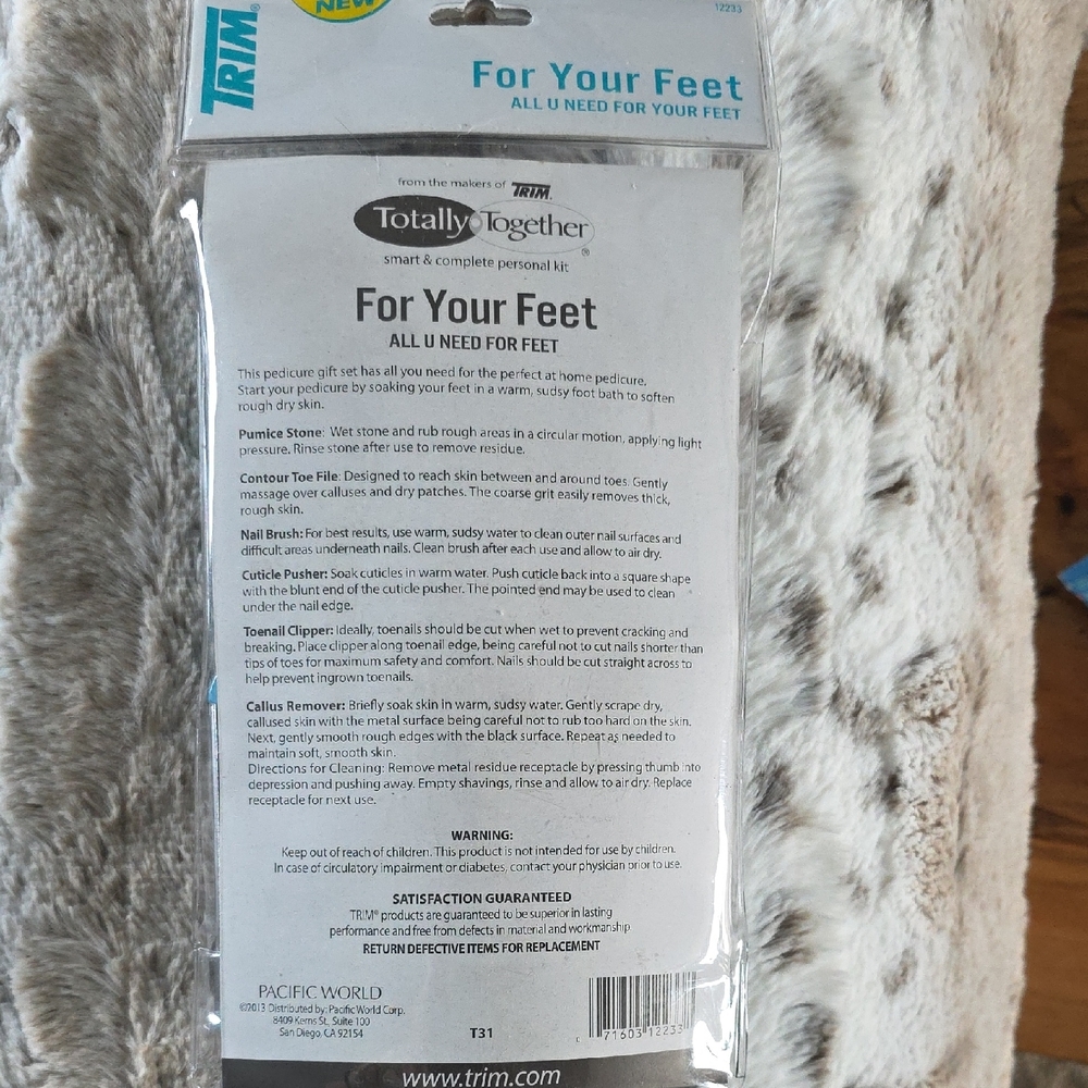 Foot Care Set - Blue - Picture 2 of 2